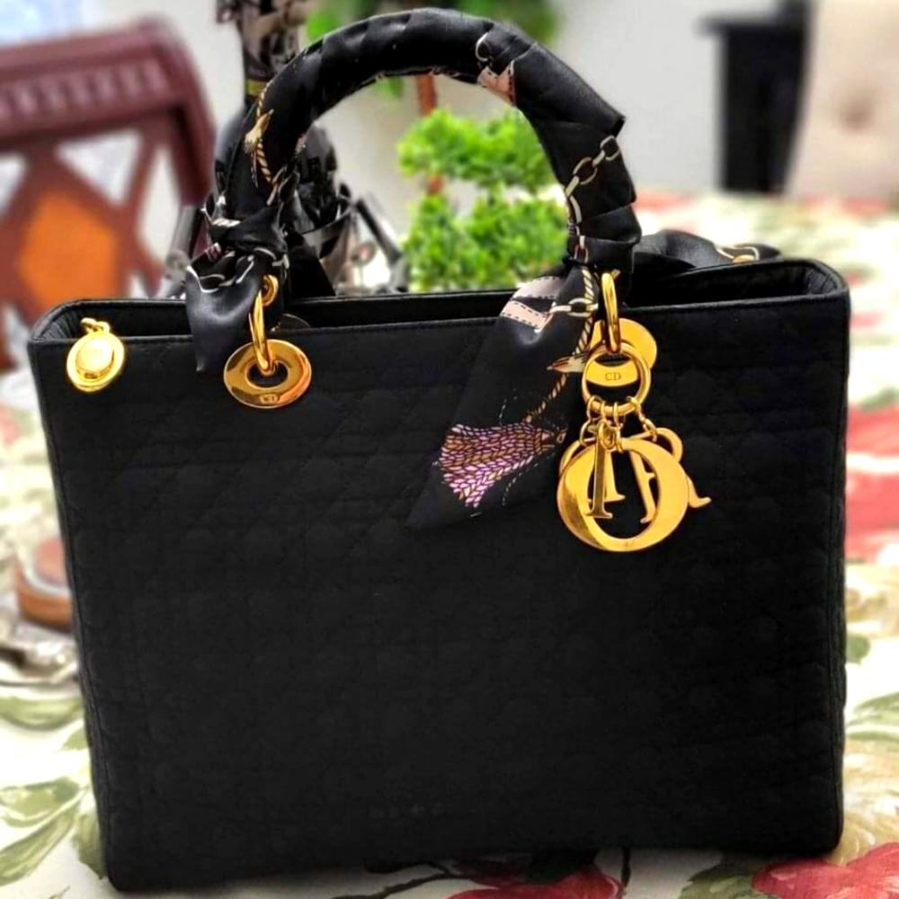 ⛔SOLD ⛔CHRISTIAN DIOR LARGE CANNAGE LADY DIOR